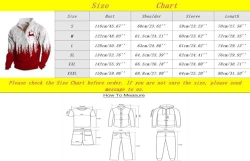 Men's Neck Long Sleeved Sweatshirt Soft And Warm Retro Buttoned Neck Hoodie Ethnic Style Printing Comfortable