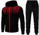 Hoodie Men's and Pants Winter Sweatshirt Suit Fitness with Dots Casual Sports Men Suits Sets Pinstripe Suite for